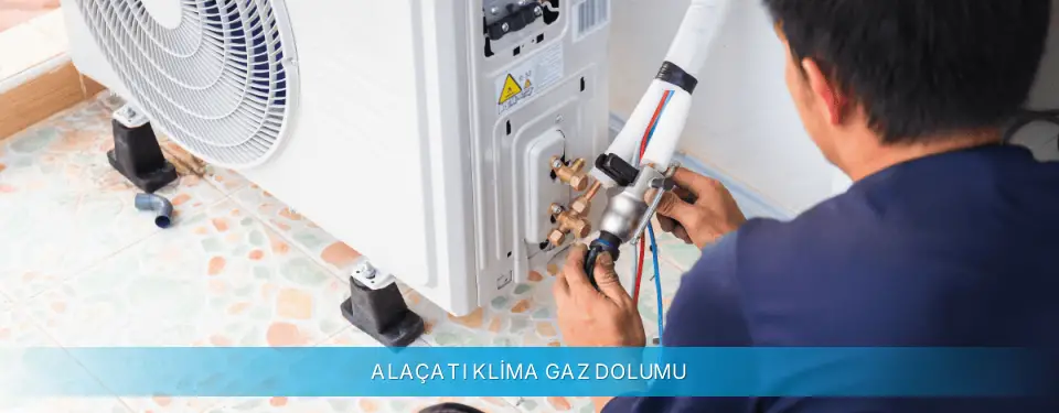 Alaçatı İlçemi Arçelik Klima Gaz Dolumu